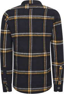 Houthakkers flanellen overhemd Marineblauw - 2XL