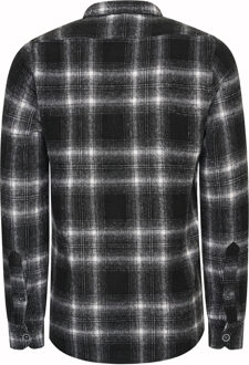 Houthakkers flanellen overhemd Zwart/wit - S