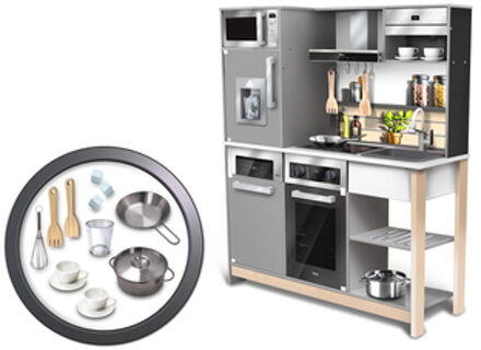 Houtkeuken Miele familie met accessoires, groot model - Klein - 7194