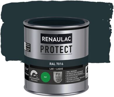 Houtlak Binnen Protect - Antracietgrijs Ral7016 - Mat - 250ml