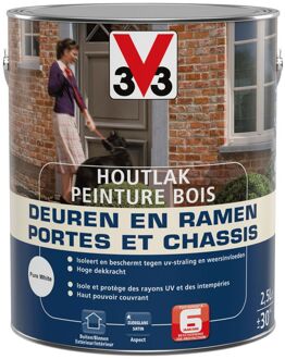 Houtlak Binnen - Pure White - Zijdeglans - 2,5l