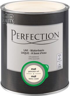 Houtlak Lak - Mat - Gebroken Wit Ral 9010 - 750ml