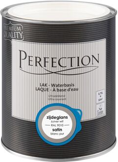 Houtlak Lak - Zijdeglans - Zuiver Wit Ral 9010 - 750ml