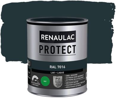 Houtlak Protect - Mat - Antracietgrijs Ral 7016 - 750ml