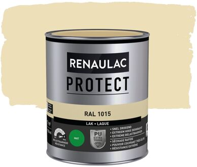 Houtlak Protect - Mat - Licht Ivoorkleurig Ral 1015 - 750ml