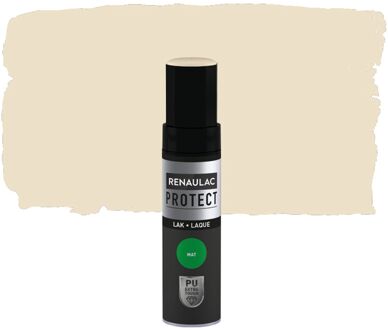 Houtlak Protect - Mat - Parelwit Ral 1013 - 12ml