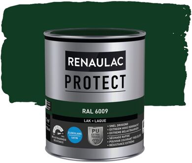 Houtlak Protect - Zijdeglans - Dennengroen Ral 6009 - 750ml