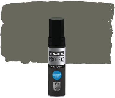 Houtlak Protect - Zijdeglans - Kwartsgrijs Ral 7039 - 12ml