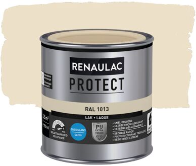 Houtlak Protect - Zijdeglans - Parelwit Ral 1013 - 250ml