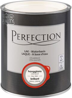 Houtlak Ultradekkend - Hoogglans - Crèmewit Ral 9001 - 750ml