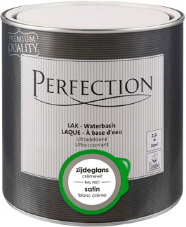 Houtlak Ultradekkend - Zijdeglans - Crèmewit Ral 9001 - 2,5l