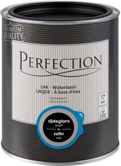 Houtlak Ultradekkend - Zijdeglans - Koolstof Zwart - 750ml