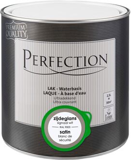 Houtlak Ultradekkend - Zijdeglans - Signaal Wit Ral 9003 - 2,5l