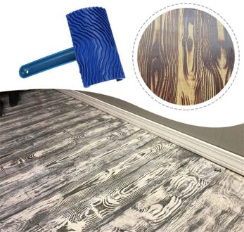 Houtnerf Patroon Verf Runner Pro Roller Borstel Gereedschap Edger Kantoor Kamer Kwast Voor Wanddecoratie Z0329 # G20