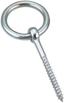 Houtschroef Met Ring - Rvs 316 - 8x80mm