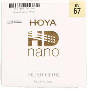 Hoya HD Nano UV 67mm