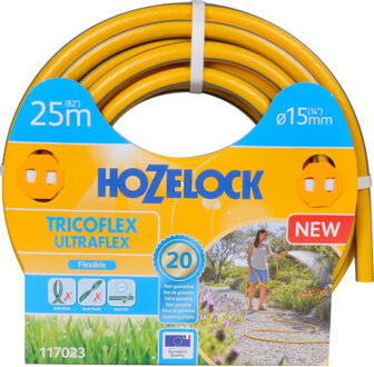 Hozelock 117023 Tricoflex Ultraflex Slang Geel