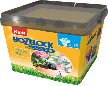 Hozelock Easy Drip Druppelbewatering Systeem - Complete Set Zwart