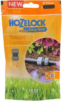 Hozelock Easy drip slangverbinder 13 mm 2 stuks
