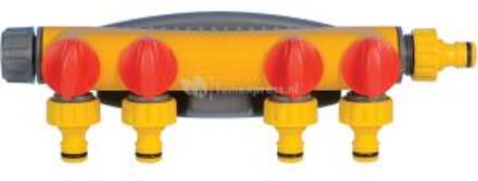 Hozelock Kraanaansluiting 4-weg Multicolor