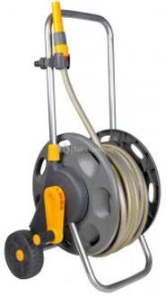 Hozelock Slanghaspelwagen 60 m met 30 m slang Grijs