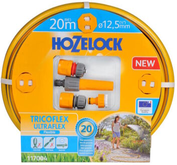 Hozelock Tricoflex Ultraflex slang Ø 12,5 mm 20m, startset