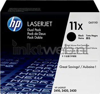 HP 11X zwart toner