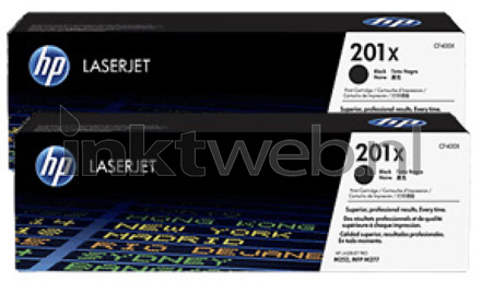 HP 201X Toner Zwart Duo Pack (Hoge Capaciteit)