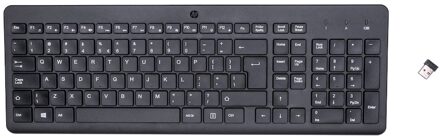 HP 220 WL KBD EURO Toetsenbord Zwart