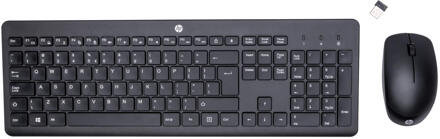 HP 230 Draadloze Toetsenbord en Muis Toetsenbord Zwart