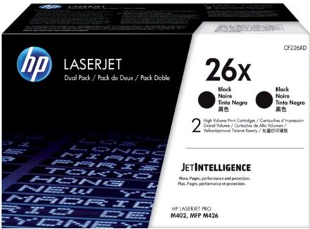 HP 26X Toner Zwart Duo Pack (Hoge Capaciteit)
