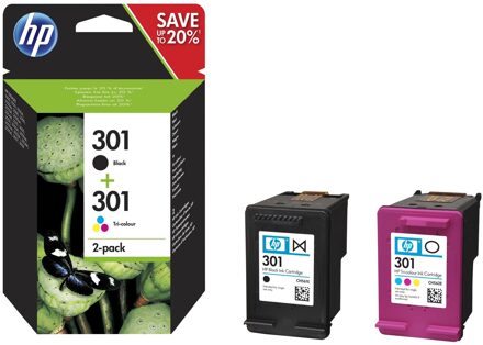 HP 301 Cartridges Combo Pack Inkt