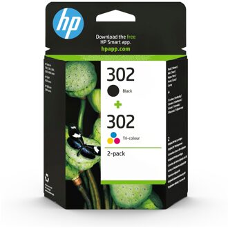 HP 302 Cartridges Combo Pack Inkt