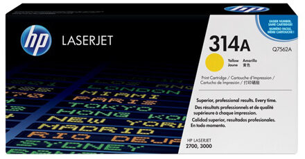 HP 314A gele LaserJet tonercartridge (Q7562A) Toner