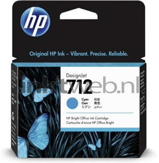 HP 3ED67A HP 712 DNJ ink cyan 29ml Wit
