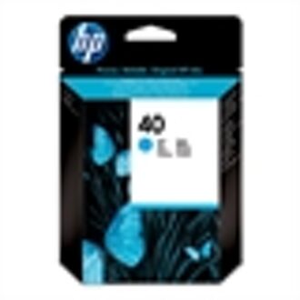 HP 40 cyaan Cartridge