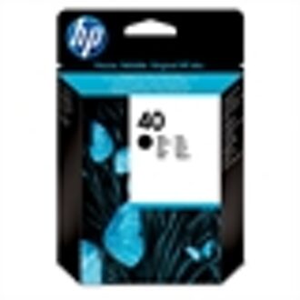 HP 40 - Inktcartridge / Zwart (51640a)