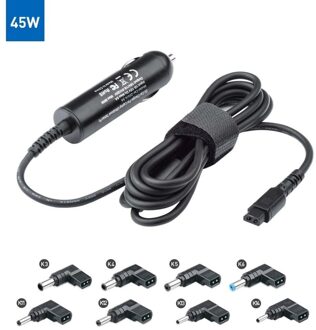 HP 45W Universal intelligent car Charger Adapter with Multiple connectors Max bulk packing - small