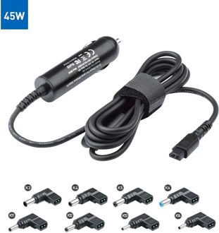 HP 45W Universal intelligent car Charger Adapter with Multiple connectors Max bulk packing
