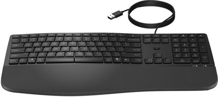 HP 480 CFT WD KBD EURO Toetsenbord Zwart