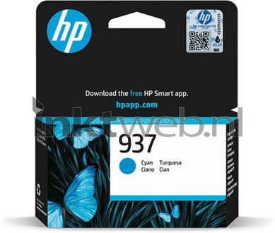 HP 4S6W2NE nr. 937 inktcartridge cyaan (origineel)