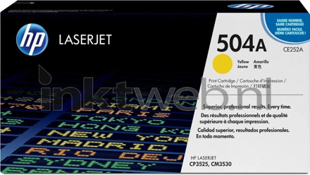 HP 504A LaserJet Toner Geel (CE252A)