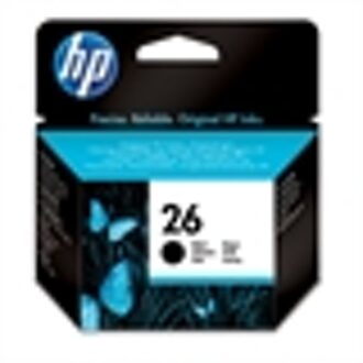 HP 51626AE nr. 26 inkt cartridge zwart (origineel)