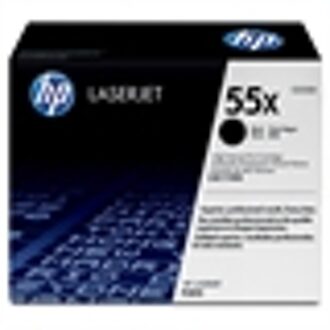 HP 55X Toner Zwart (Hoge Capaciteit)