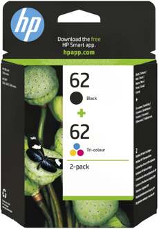 HP 62 Cartridges Combo Pack Inkt