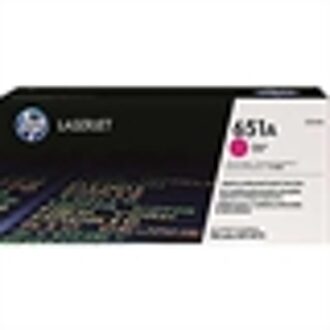 HP 651A CE343A Tonercassette Magenta 16000 bladzijden Origineel Tonercassette