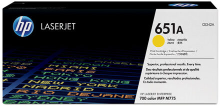 HP 651A Toner Geel (CE342A)