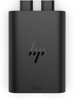 HP 65W GaN USB-C Laptop Charger Voeding Zwart