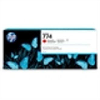 HP 774 chromatisch rode DesignJet inktcartridge, 775 ml