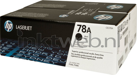 HP 78A Toners Zwart Duo Pack